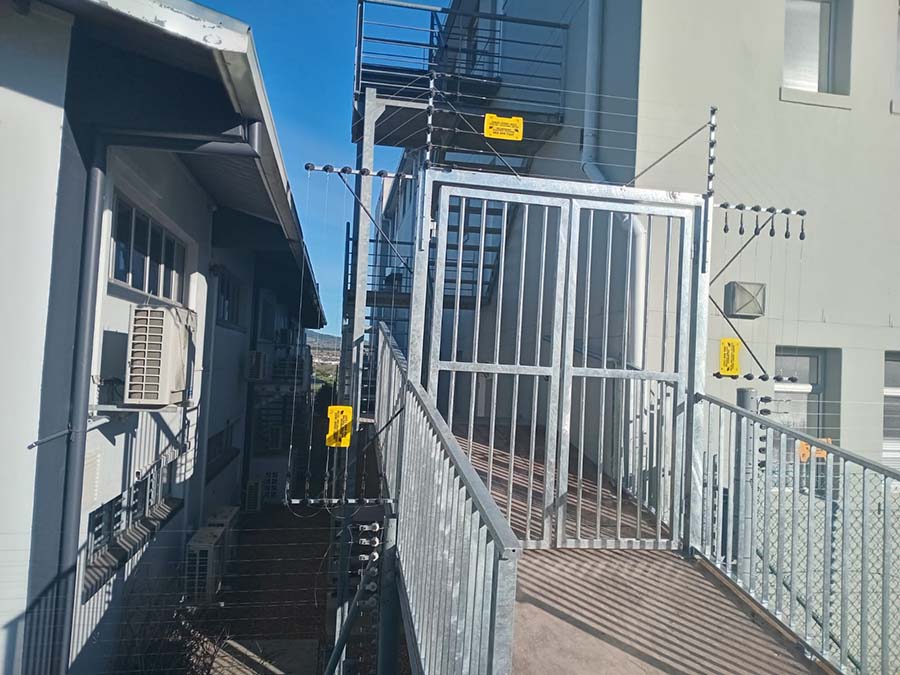 Electric fence close up